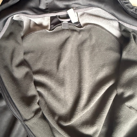 Men’s Adidas Climawarm Black Athletic zip Up Gaiter Neck Hoodie - Picture 6 of 8